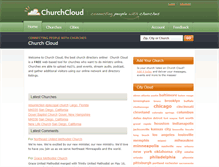 Tablet Screenshot of churchcloud.com